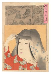 周延「時代かがみ　慶長の頃」