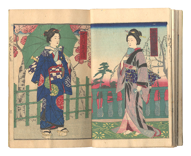 Hiroshige III “Niigata Hana kagami / Volume 1”