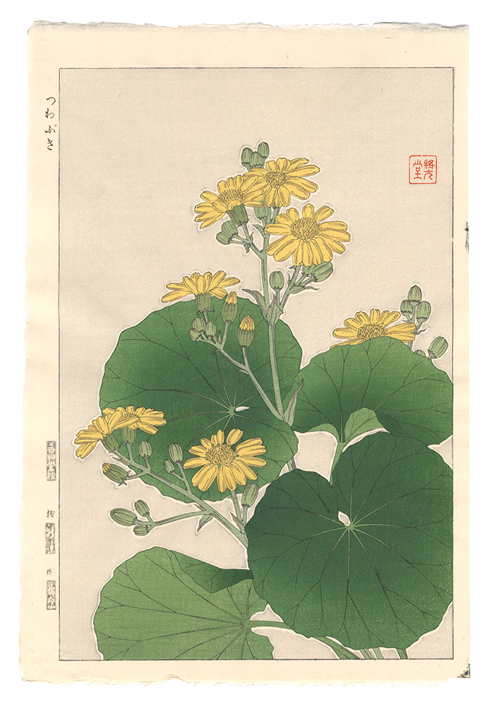 Kawarazaki Shodo “Floral Calendar of Japan / Japanese Silver Leaf”