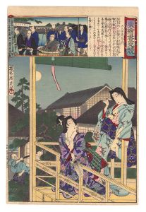周延「東絵昼夜競　大久保彦左衛門」