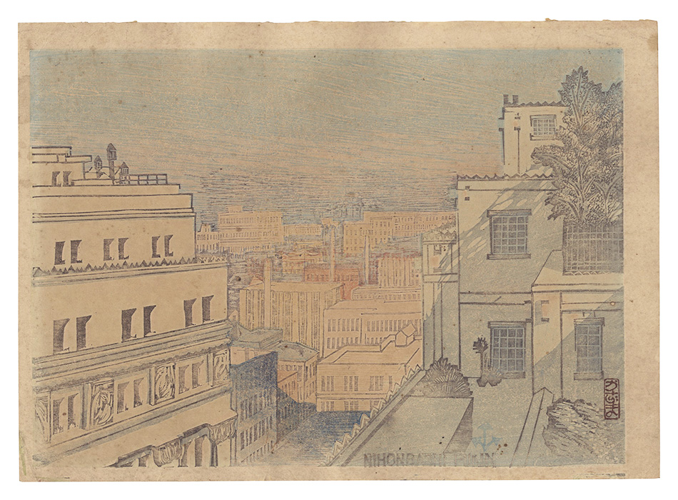 Oda Kazuma “New Six Views of Tokyo / Near Nihonbashi”