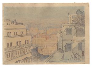 Oda Kazuma / New Six Views of Tokyo / Near Nihonbashi
