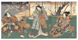 Toyokuni III / Kabuki Play: Ume Yanagi Sakigake-zoshi [梅柳魁双紙]