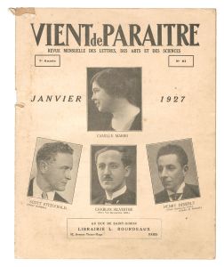｢[仏]Vient de Paraitre｣Marius Boisson監修
