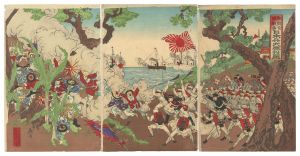 朝鮮京城戦争 日本兵大勝利図