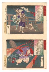 Mirror of Elegant Heroes / Hiyoshimaru and Uesugi Kenshin