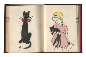 竹久夢二作 竹久不二彦編「木版豆本　猫」