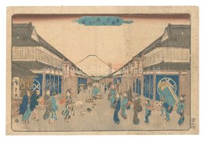 広重初代「東都名所　駿河町之図」