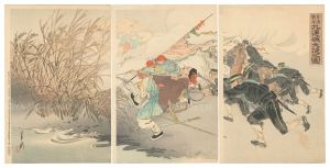 日清戦争 九連城大捷之図