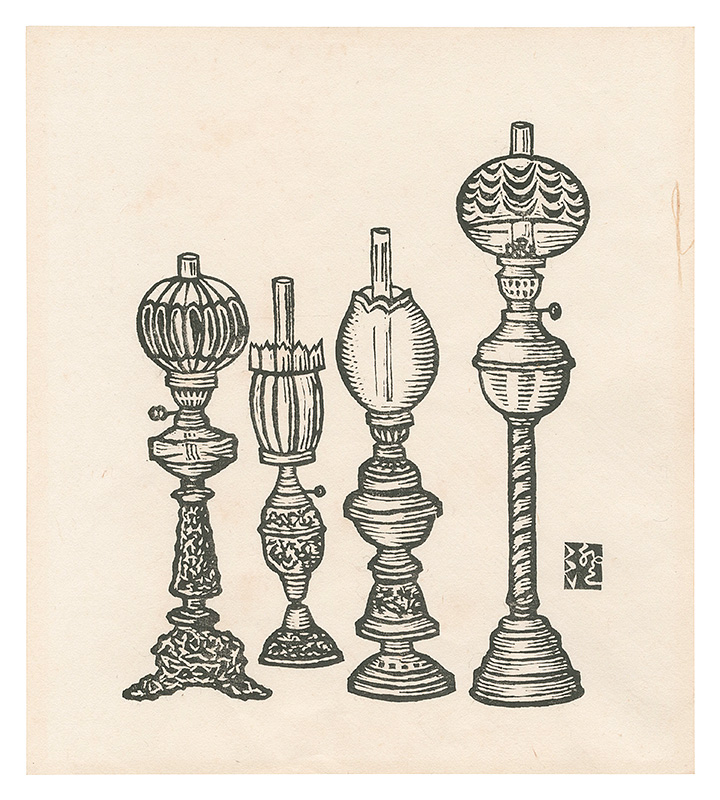 Kawakami Sumio “Four Lamps”