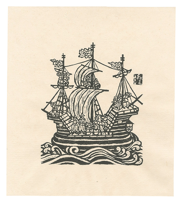 Kawakami Sumio “Barbarian Ship B”