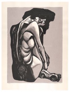 Kitaoka Fumio / Crouching Woman