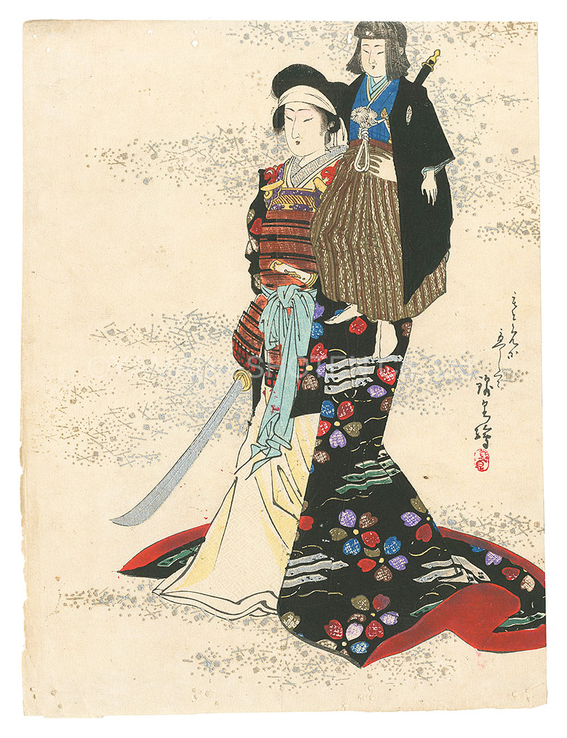 鈴木錦泉「木版口絵」