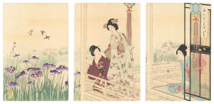 Chikanobu / Chiyoda Inner Palace / Iris [千代田の大奥　花菖蒲]