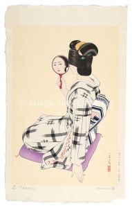 現代美人風俗五態　丸髷