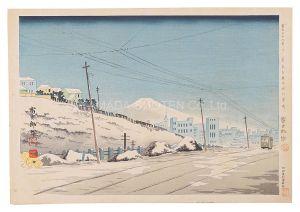 Tokuriki Tomikichiro / Thirty-Six Views of Mt. Fuji / Fine Weather Following Snow in Tokyo Ochanomizu
