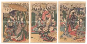 歌麿「太閤五妻洛東遊観之図【復刻版】」