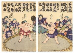 作者不詳「子供遊　錦絵江戸の花 角力」
