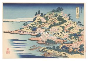 Remarkable Views of Bridges in Various Provinces / Tenpozan at the Mouth of the Aji River in Settsu Province【Reproduction】