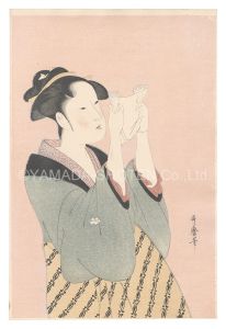 歌麿「婦女人相十品　文読む女【復刻版】」