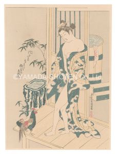 政信「湯上り美人（仮題）【復刻版】」