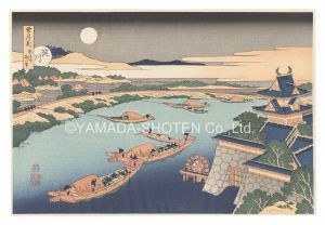 北斎「雪月花　淀川【復刻版】」