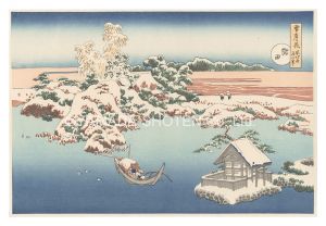 北斎「雪月花　隅田【復刻版】」