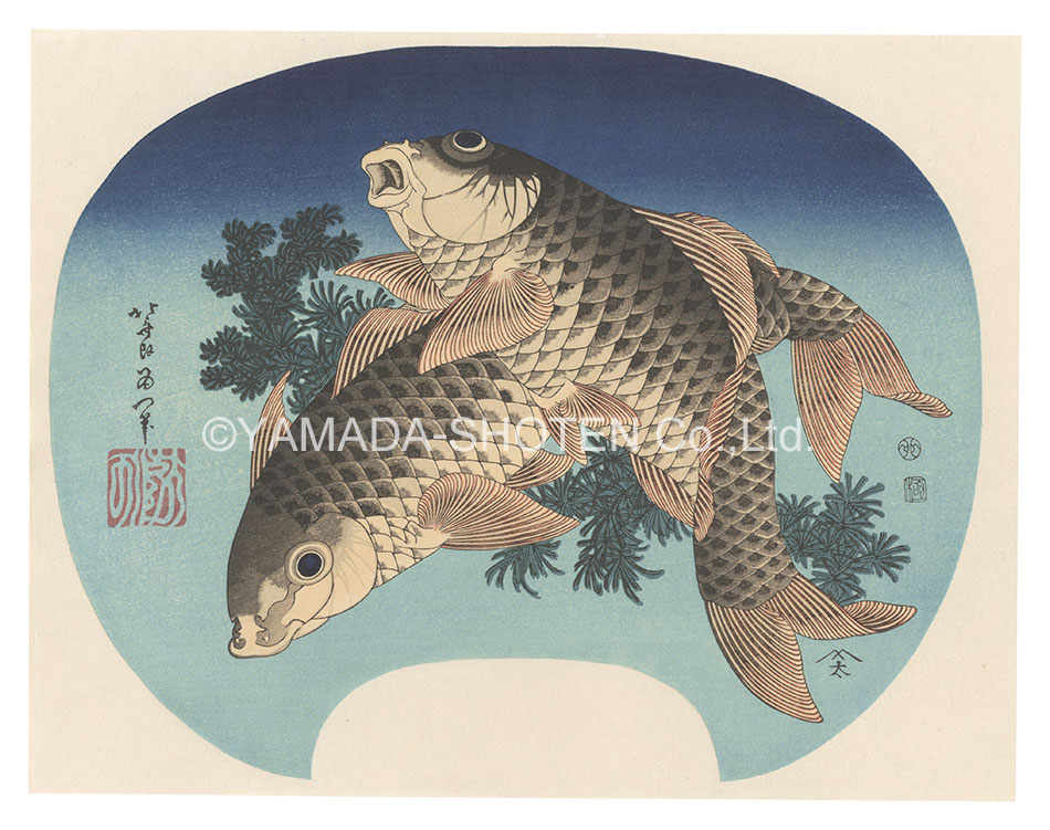 Hokusai “Carp【Reproduction】”