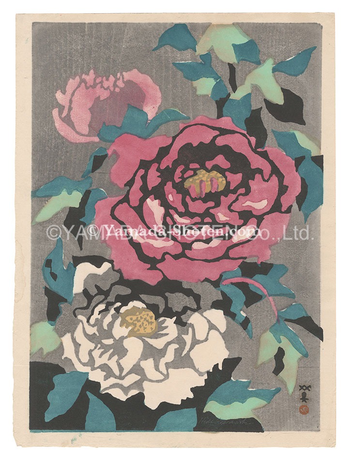 川西英「薔薇」