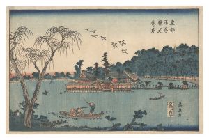 英泉「東都不忍弁天春ノ景」