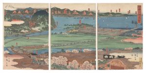 広重二代「神奈川横浜一覧」