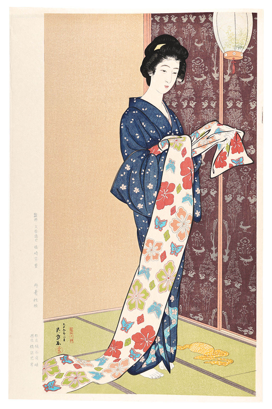 Hashiguchi Goyo “Girl in Summer Costume【Reproduction】”