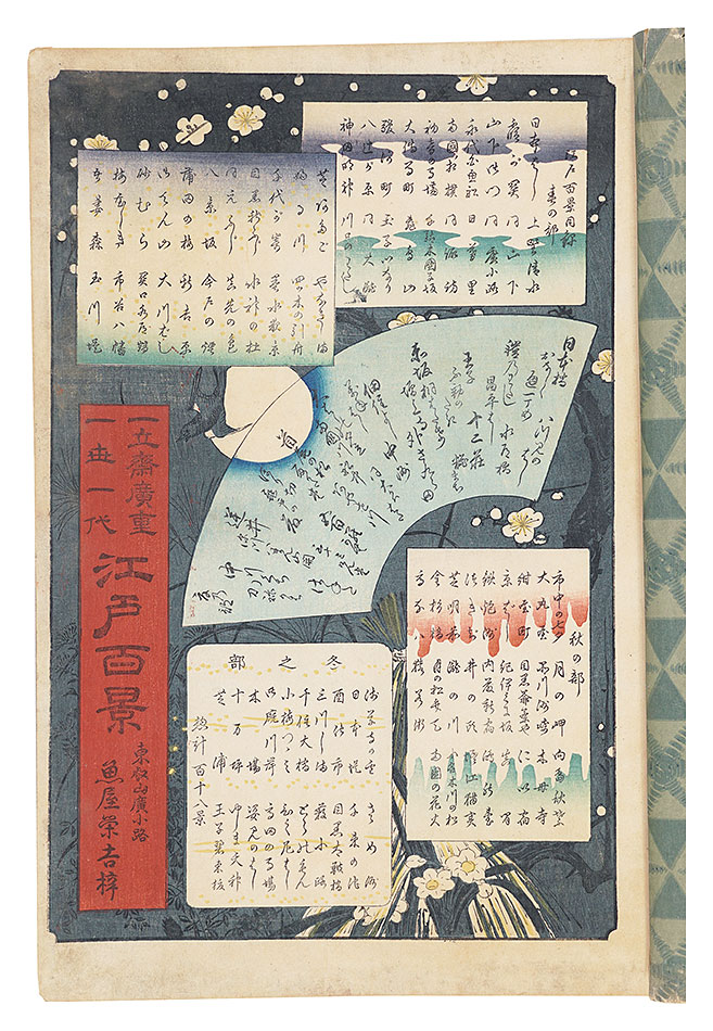 Hiroshige I “One Hundred Famous Views of Edo【Reproduction】”