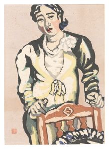 Yasui Sotaro / Woman Leaning on a Chair