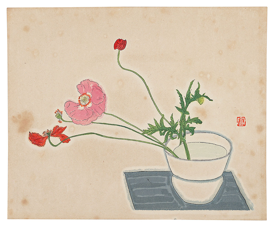 Tomimoto Kenkichi “Red Poppy”