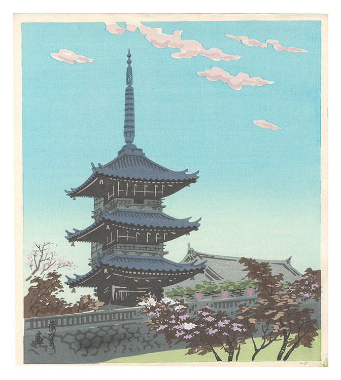 Tokuriki Tomikichiro “Kiyomizudera Temple”