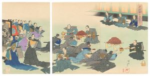 Chikanobu / Chiyoda Outer Palace / Onagare [千代田之御表　御流レ]