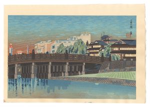 Tokuriki Tomikichiro / The Great Bridge at Sanjo