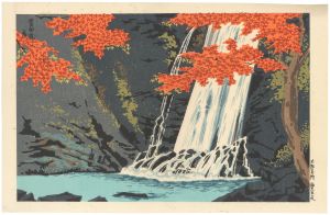 Tokuriki Tomikichiro / Famous Places in Osaka / Mino Waterfall
