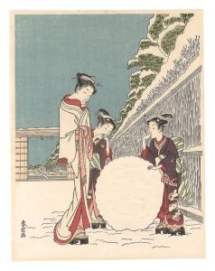 春信「雪後【復刻版】」