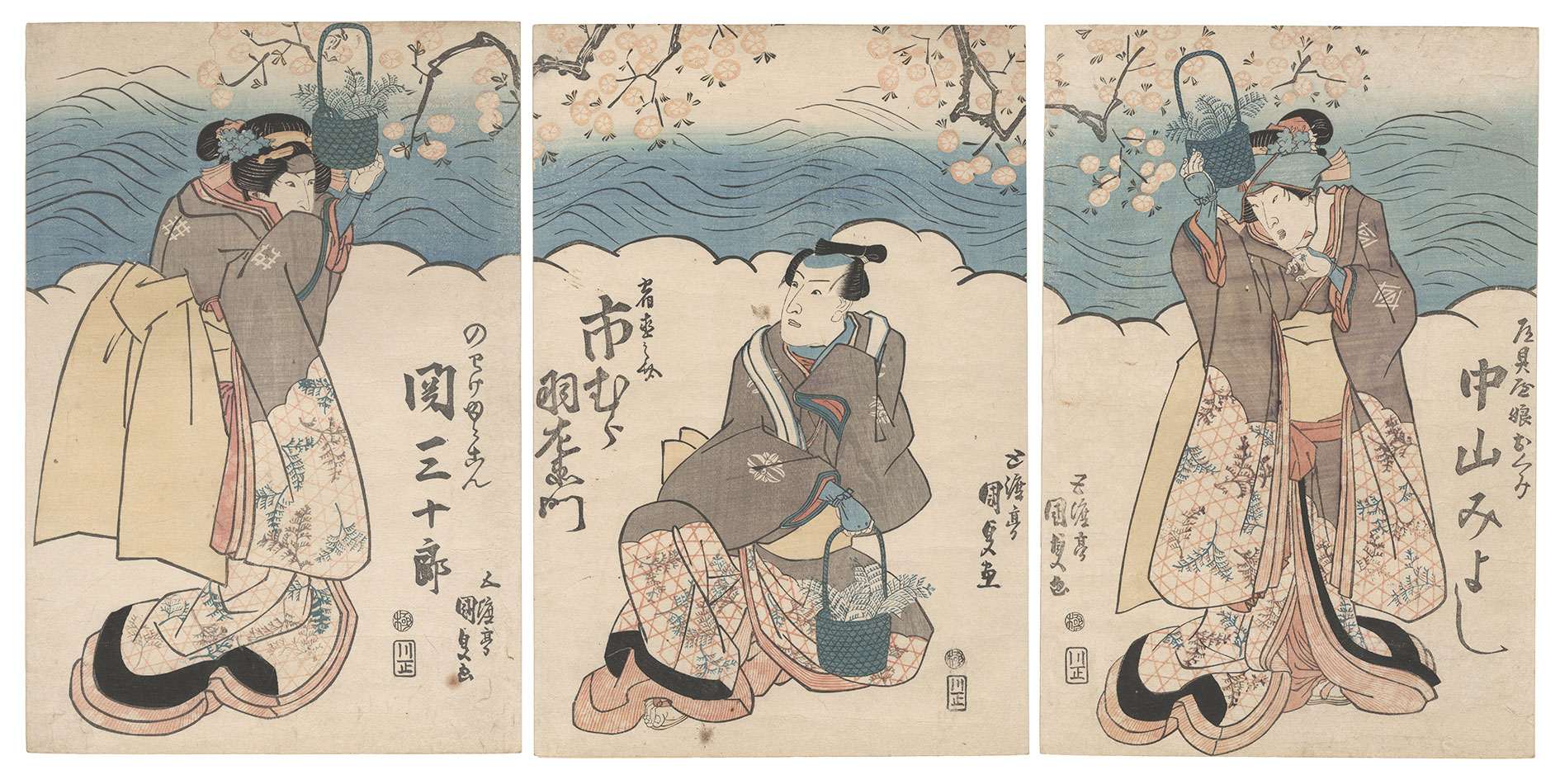 Kunisada I “Scene from a Kabuki Play”