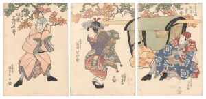 Kunisada I / Kabuki Play : Taiheiki Chushin Koshaku [太平記忠臣講釈]