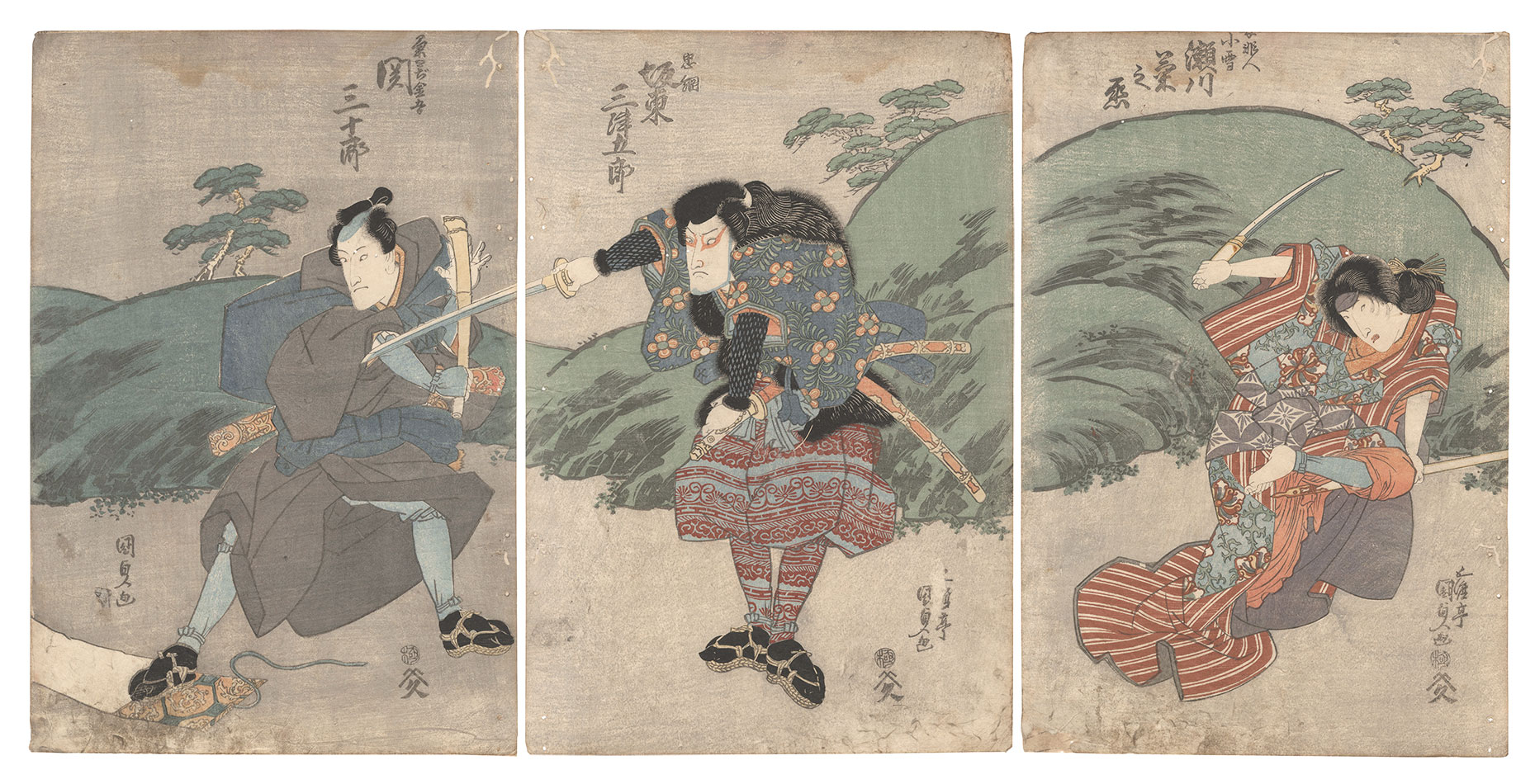 Kunisada I “Scene from a Kabuki Play”