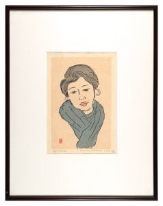 Hiratsuka Unichi / Woman Wearing a Shawl