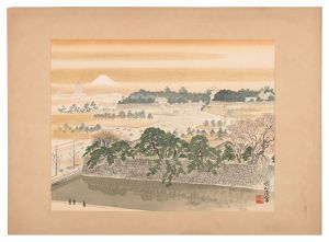 Jokata Kaiseki / The Tokyo Imperial Palace and Mount Fuji