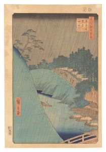 広重初代「名所江戸百景　昌平橋聖堂神田川」
