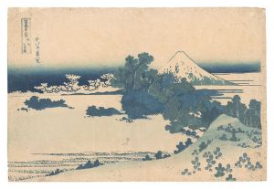 北斎「富嶽三十六景　相州七里浜」