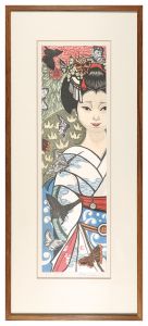 Sekino Junichiro / Twelve Months of Maiko / April: Butterfly