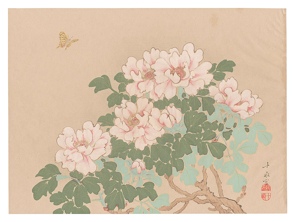 Araki Jippo “THE LOYAL RONINS / The Tree-Peomies cherished by Oishi”