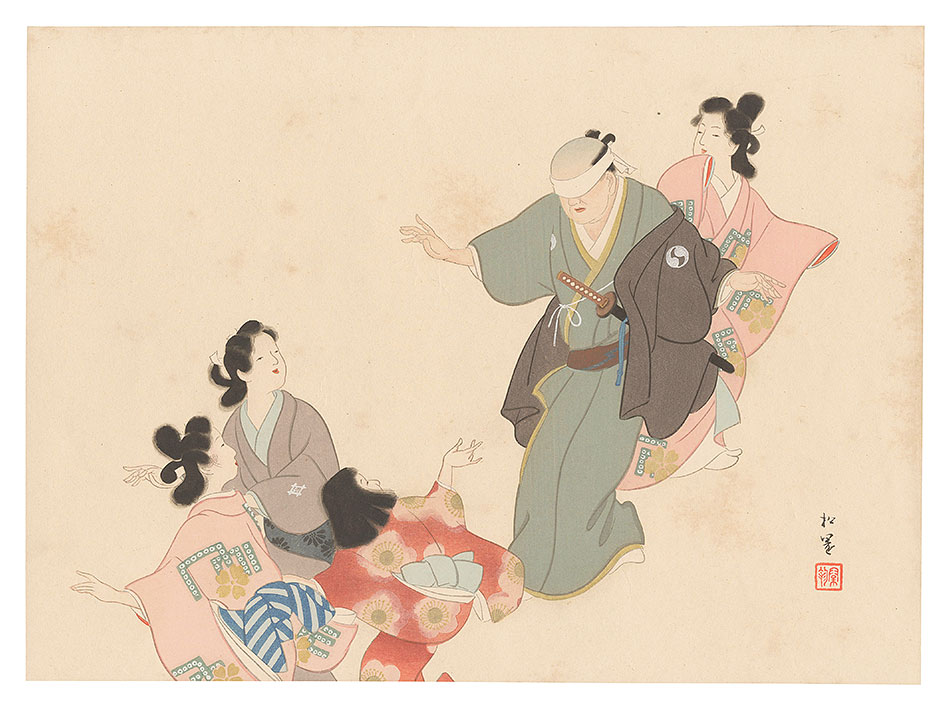 上村松園「里げしき」